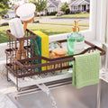 Sponge Holder for Kitchen Sink, Self-draining Sink Caddy by GUUKAR