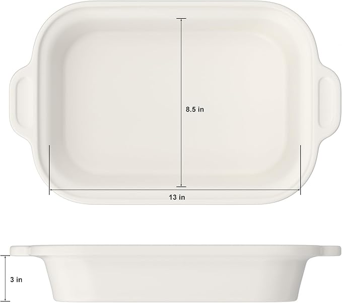 4 Quart Casserole Programmable Slow Cooker with Ceramic Baking Dish - Perfect Kitchen Small Appliance for Family Dinners, Oven Safe and Durable Bakeware for Lasagna, Roasts (Sage)