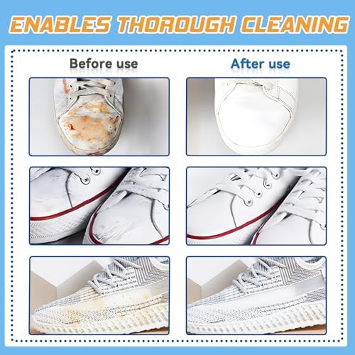 White Shoe Cleaner Kit 6.76Oz, Sneaker Cleaner - Image 5