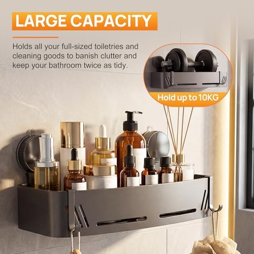 2-Pack Suction Cup Shower Caddy - Image 5