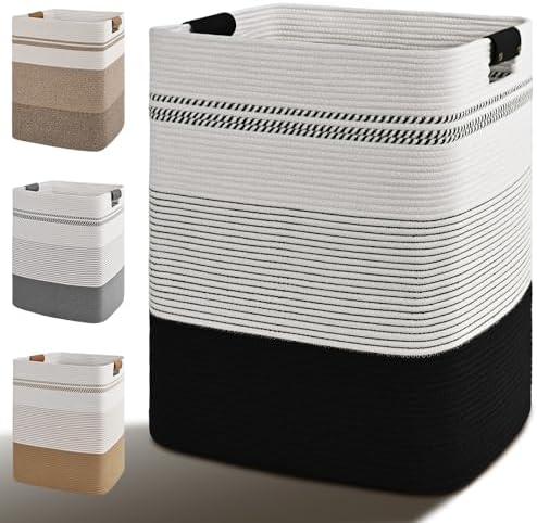 Laundry Hamper, 95L Tall Laundry Basket by Degeyoyo