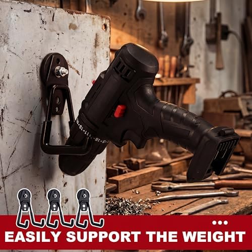 Landhoow 34 Pcs Large Magnetic Hooks Heavy Duty Garage Magnet Hooks Strong - Image 6