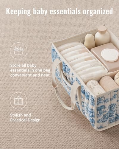 Blissful Diary Toile Diaper Caddy Organizer, Baby Diaper Basket - Image 3
