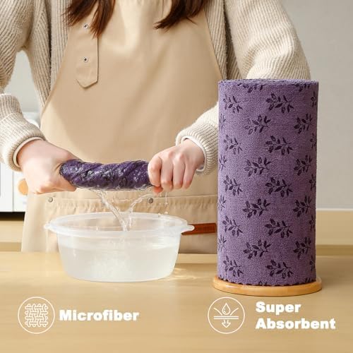 Microfiber Cleaning Cloth Roll, 80 Pack Cleaning Towels, Lint Free Rags Paper - Image 5