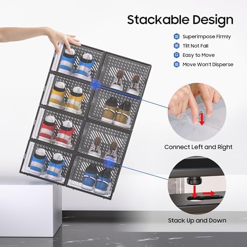 eWonLife X-Large Shoe Boxes - Image 5