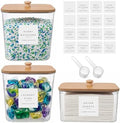 POLRAI 3 Pack Laundry Pod Containers and Dryer Sheet Holder, Laundry Room by POLRAI