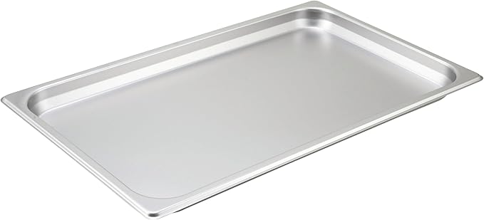 Winco SPF1 1-1/4-Inch Pan, Full,Stainless Steel,Medium