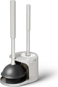 FORASTO 2 in 1 Toilet Plunger and Brush Set, Extended Handle Plunger, Toilet by FORASTO