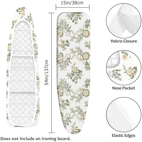Padded Ironing Board Cover, 15 * 54 in Standard Size Ironing Board Covers - Image 2