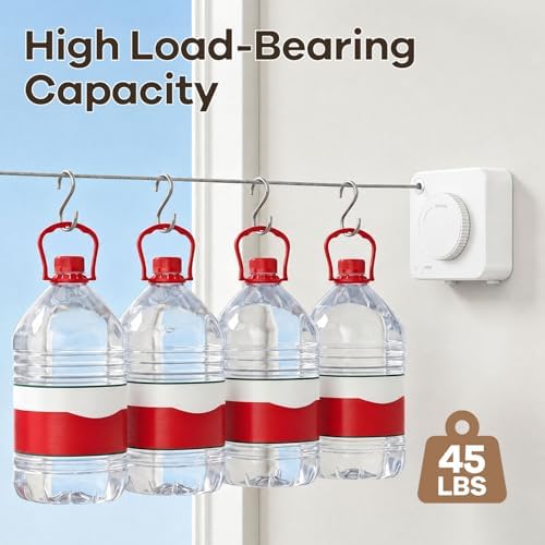 Telescopic Clothes Line, Adjustable Indoor Outdoor Drying Line, Portable - Image 7