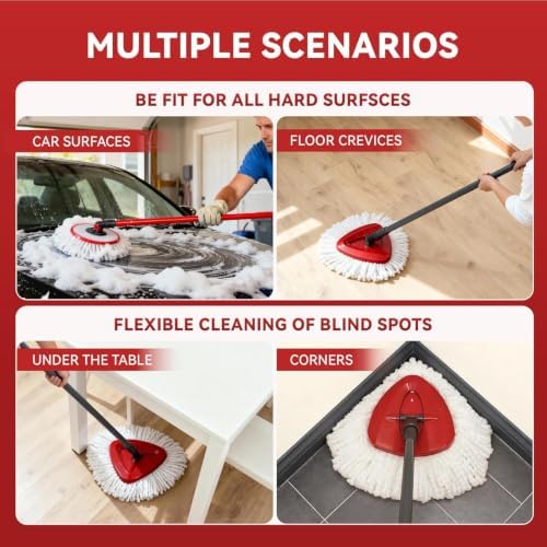 16 Pack Mop Heads Replacements, EasyWring Mop Head Refills - Image 4