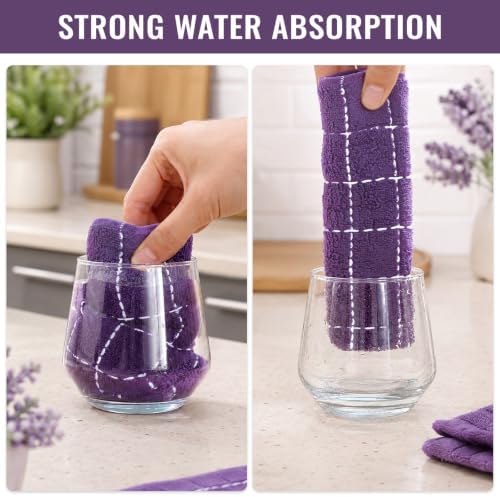 Kitinjoy 100% Cotton Terry Kitchen Towels, 13”x 28” - Image 5