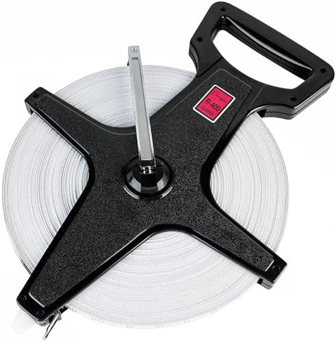 Champion Sports Open Reel Measuring Tapes – Durable Hand Crank by ChampionSports