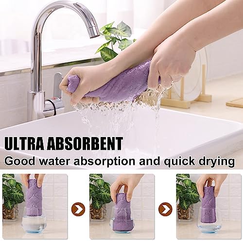 Homaxy 12 Pack Super Soft & Absorbent Dish Cloths - Image 3