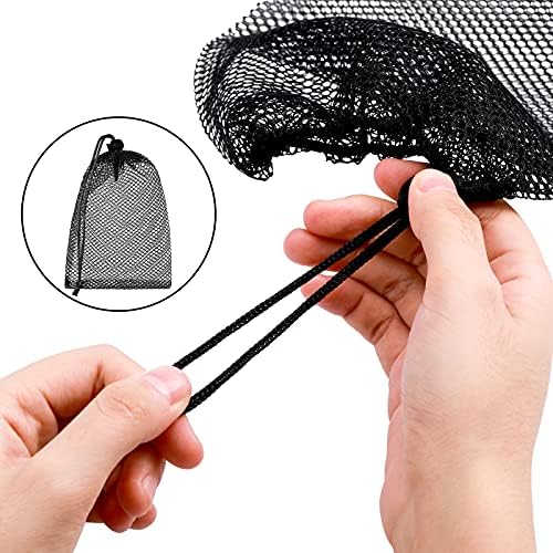 TecUnite 10 Pack Mesh Drawstring Bags - Image 3