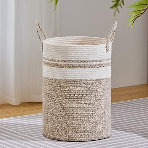 VIPOSCO 58L Tall Woven Laundry Basket Hamper by VIPOSCO