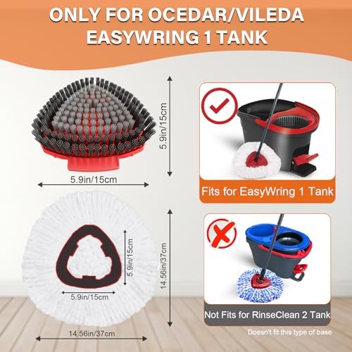 Fatmass 5 Pack Spin Mop Replacement - Image 2
