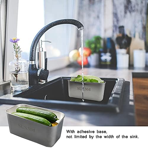 Stainless Steel Sink Strainer Kitchen Food Catcher Sink Strainer Basket - Image 4