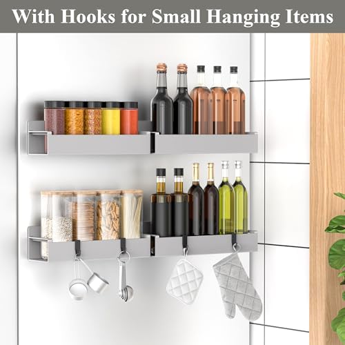 HuggieGems 4 Pack Magnetic Spice Rack Organizer - Image 2