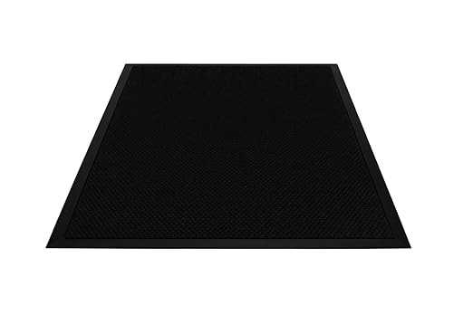 Guardian UG040635 Elite Guard Berber Indoor/Outdoor Floor Mat, 48" x 72", Black