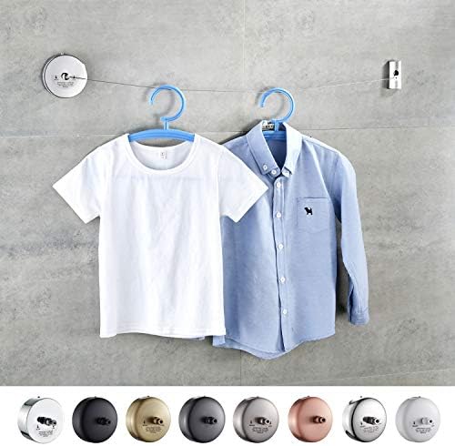 JOOM Retractable Clothesline Indoor, 9.2 FT Wall-Mounted Laundry Line - Image 2