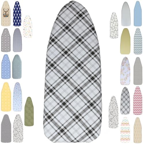 Insulated Mini Ironing Board Cover and Pad 11.8x35.4-15.7x43.3 Inch, 100% by Unknown