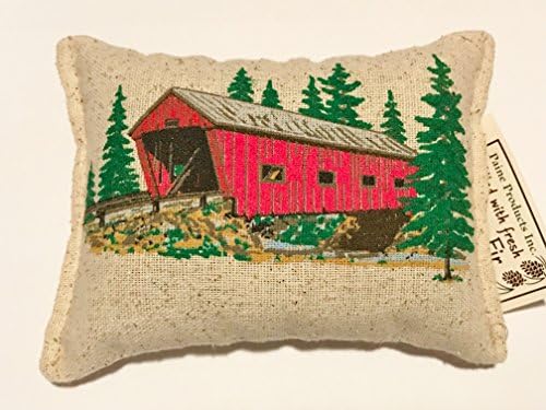Paine's Balsam FIR Pillow 3.5"x5" Covered Bridge Trees Pine Sachet Scented by Unknown