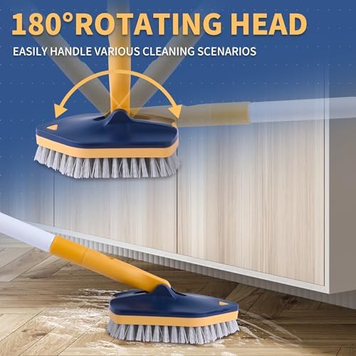 BOOMJOY Tub Scrubber with Long Handle, No Scratch Shower Cleaning Brush - Image 6