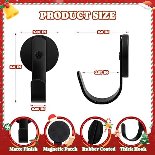 Magnetic Wreath Hanger for Metal Front Door - Image 4