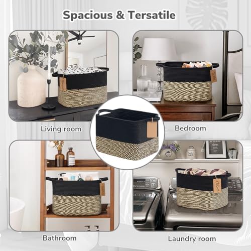 Goodpick Woven Storage Basket for Shelves - Image 4