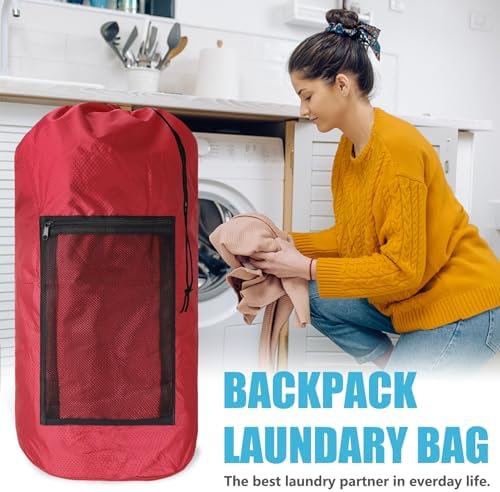 Olosar Laundry Bag Backpack, Extra Large Travel Laundry Bag - Image 2