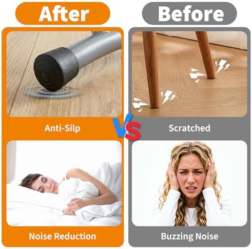 Rubber Leg Caps for Ironing Board, Floor Scratch & Noise Protection 4 Pack - Image 5