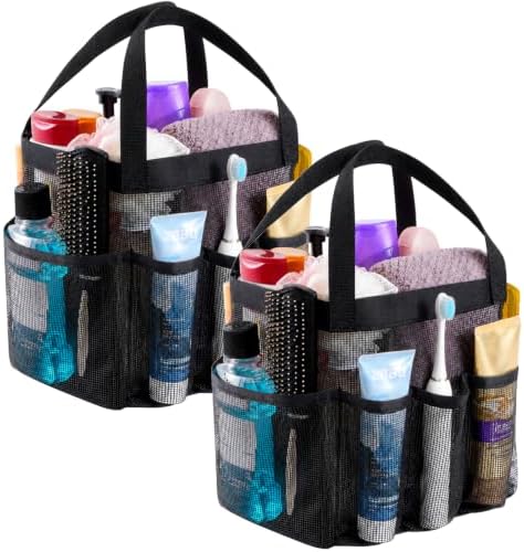 Lifewit Mesh Shower Caddy Portable, Dorm Room Essentials, 2 Packs by Lifewit