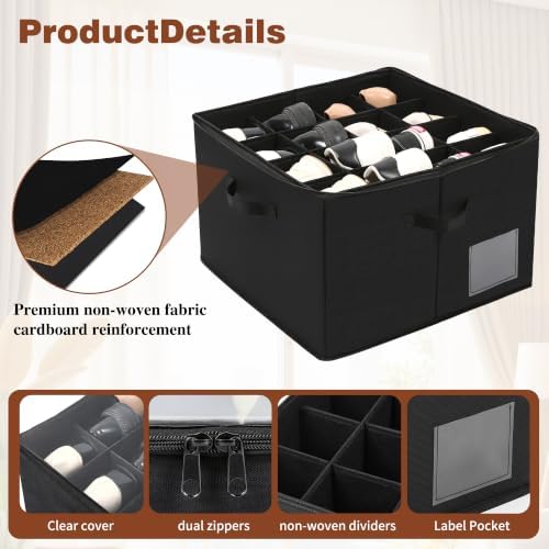 Shoe Organizer for Closet, Foldable Box - Image 4