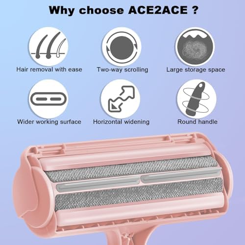 ACE2ACE Pet Hair Remover, Reusable Lint Roller - Image 6