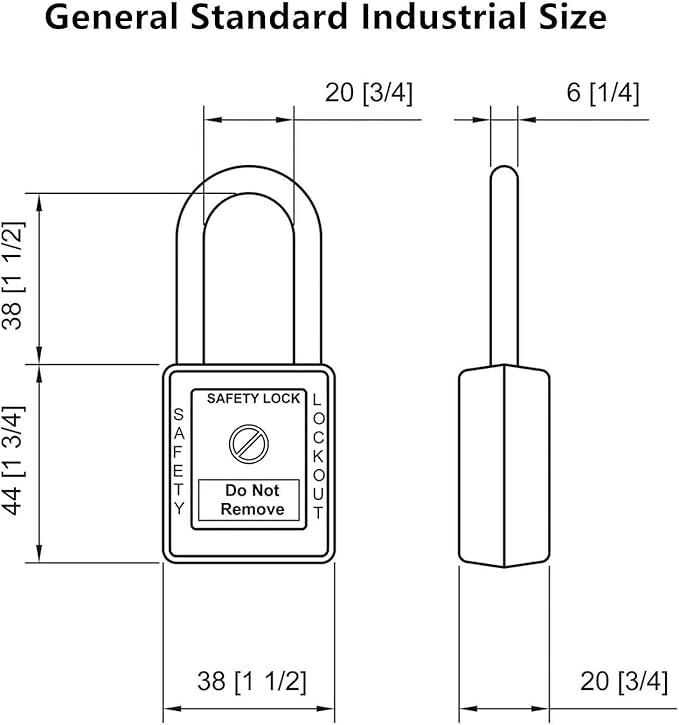 Lockout Tagout Locks, Safety Padlocks, Loto Locks Keyed Differently Lock Out Tag Out Device Plastic with Lockout TagOut Tags