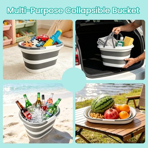Collapsible Mop Bucket with Handle - Image 7