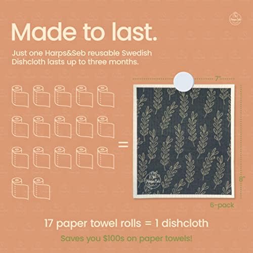 Harps&Seb Swedish Dishcloths for Kitchen Dishcloths - Image 6