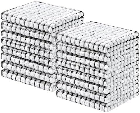 Homaxy 16 Pack Terry Kitchen Dish Cloths by Homaxy