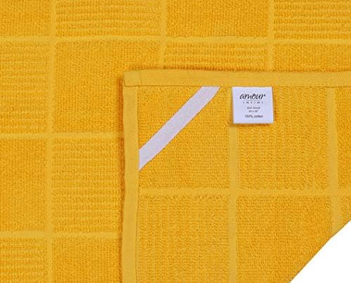 AMOUR INFINI Kitchen Towels Pack of 4, Terry Cotton Dish Towels, Ultra Absorbent - Image 6