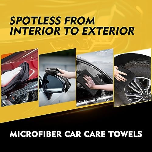 HOMEXCEL 600 Packs Microfiber Cleaning Cloth, 11.5 x 11.5 inch Microfiber Towels - Image 5