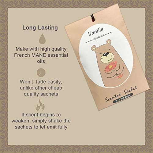14 Packs Vanilla Scented Sachets - Image 2