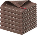 Homaxy 100% Cotton Terry Kitchen Dish Cloths, 6 Pack by Homaxy