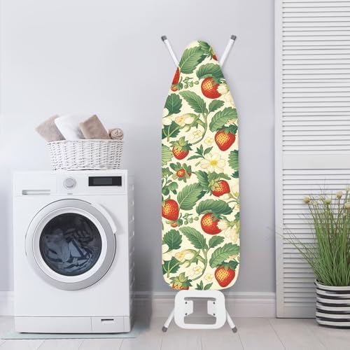 Leaves Strawberry Ironing Board Cover Standard Ironing Board Cover - Image 3