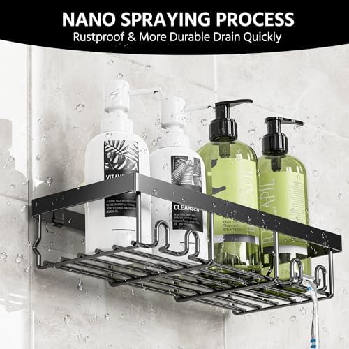Moforoco 3-Pack Shower Caddy Basket Shelf - Image 6