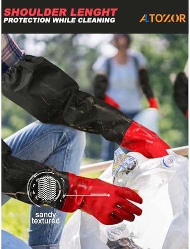 25" Extra-Long Waterproof Gloves - Image 6