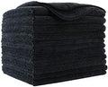 POLYTE 300 GSM Multipurpose Microfiber Cleaning Towel, 16x16 in, 12 Pack by Polyte