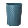 Plastic Small Bathroom Trash Can Wastebasket Garbage Can, Bluish Green | by UUJOLY