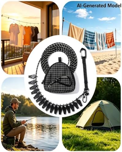 Retractable Portable Travel Clothesline - Image 4