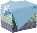 Puomue 12 Pack Microfiber Glass Cleaning Cloth, 10.8 Inch x 13.8 Inch, Lint by Puomue